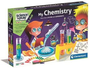 Kémialabor Test tudományos szett Clementoni