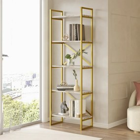 Vento Marble and Gold polc, S