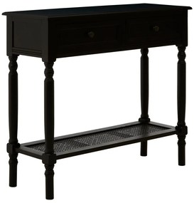 Fekete konzolasztal 33x91 cm Heritage – Premier Housewares