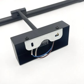 LED fürdőszobai tükörvilágítás MIRROR LED/8W/230V 4000K IP44 60 cm fekete