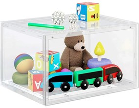 Cipősdobozok, 6 db egymásra rakható cipőrendező átlátszó ajtóval