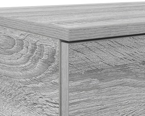 Ágy Fiókok Szürke Sonoma 100x36,5x16,5 cm Mérnöki Fa