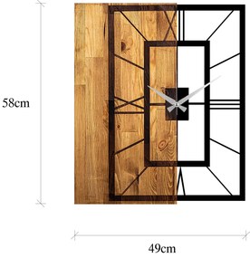 Fali Dekoráció Decorative Wooden Wall Clock, Wooden Clock 37