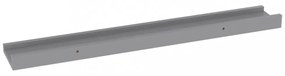 4 db szürke fali polc 60 x 9 x 3 cm