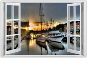 Poszterek 120x80 Nyugat a kikötőben