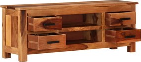 vidaXL tömör fa TV-szekrény 110 x 30 x 40 cm
