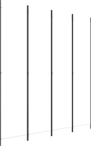 vidaXL 4 paneles fehér szövet térelválasztó 200x220 cm