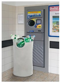 Fehér textil szelektív szemetes 69 l Jumbo – Wenko