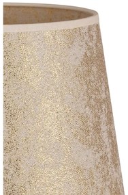 Duolla - CLASSIC M asztali lámpa búra E27, 24 cm átmérő, arany