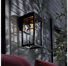 Kichler KL-HONE-S-BKT - HONE S kültéri fali lámpa 1xE27/60W/230V IP44