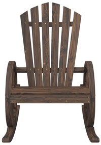 2 db tömör fenyőfa Adirondack hintaszék