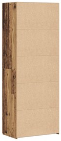 Magas tálaló Régi fa 70x42.5x185 cm Mérnöki fa