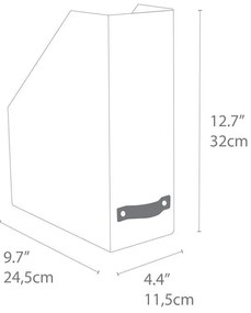 Karton rendszerező dokumentumokhoz Estelle – Bigso Box of Sweden