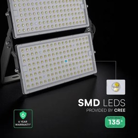 LED reflektor LED/500W/230V 4000K IP65 szürke