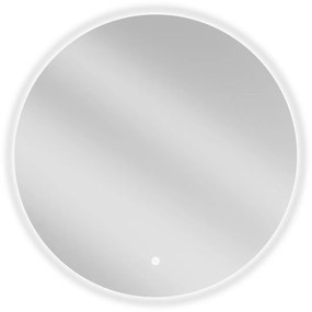 Mexen Erg, Kerek LED-es háttérvilágítású fürdőszobai tükör 70cm, 6000K, Páramentes fűtőbetét, 9823-070-070-611-00
