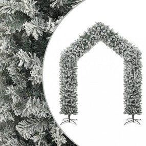 vidaXL karácsonyfaboltív pelyhes hóval 270 cm