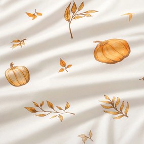 Goldea pamut drapéria - őszi tökök és levelek 280x150 cm