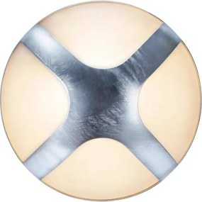 NORDLUX 2118131031 CROSS Modern Kültéri Fali Lámpa Ezüst Horganyzott E27 IP54