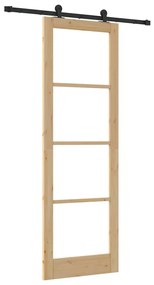 Csúszó Ajtó ORKDAL Barna 78 x 232 cm Fa és fém