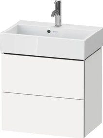 Duravit L-Cube szekrény 58.4x39.1x54.4 cm Függesztett, mosdó alatti fehér LC621901818