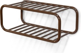 Sötétbarna fém függő cipőtartó 72x28x35 cm Retro – Spinder Design