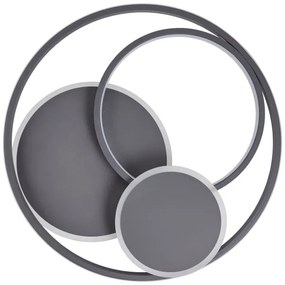 Brilliant - LED Dimmelhető mennyezeti lámpa RUNDA LED/50W/230V 3000-6500K fekete + távirányító