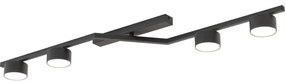 Mennyezeti lámpa SKAN 4xGX53/12W/230V fekete