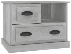 Betonszürke éjjeliszekrény 60x39x45 cm