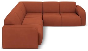 Narancssárga sarokkanapé (variálható-L alakú) Molino – Micadoni Home