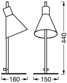 Ledvance - LED Asztali lámpa DECOR TOKIO LED/5W/230V