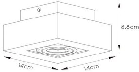 Lucide 09119/06/31 - XIRAX LED spotlámpa 1xGU10/5W/230V fehér