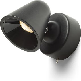 RENDL STIG fali lámpa fekete 230V LED 5.6W 34° 3000K