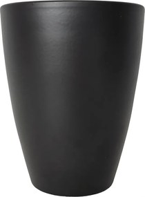 Fekete kerámia fedő matt Tusca 17cm