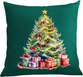 Karácsonyi párna párnahuzat Karácsonyfa Mikulás Ajándékok