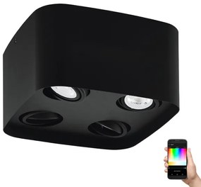 Eglo 99675 - LED RGBW Dimmelhető spotlámpa CAMINALES-Z 4xGU10/5W/230V