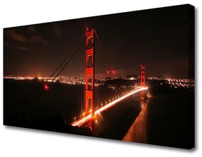 Vászonkép falra Bridge architektúra 120x60 cm