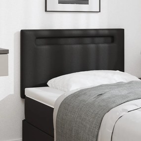 Fejtámla Egyszerű Dizájn Fekete 90 cm Műbőr