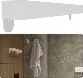 Törölközőtartó Grace Fehér Fali Fém Loft 50 cm Minimal