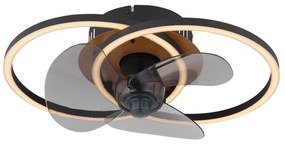 Globo Karen 03661 távirányítós mennyezeti ventilátoros lámpa, 24W LED, 2700K-6500K, 28-490 lm