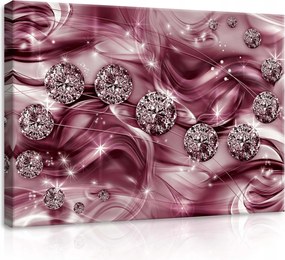 Vászonkép 70x50 Gyémánt elegancia modern absztrakt a nappaliba