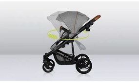 Lionelo - MARI TOUR kombinált 2 az 1-ben babakocsi Grey Stone