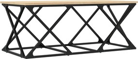 vidaXL sonoma tölgy színű szerelt fa dohányzóasztal 100 x 49 x 40 cm