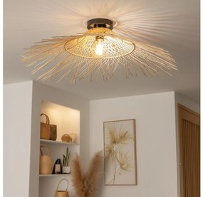 Brilagi - LED felületre szerelhető csillár CERIA BOHO 1xE27/40W/230V átmérő 70 cm bambusz
