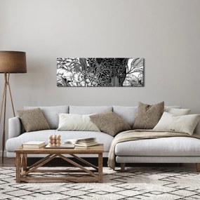 Kép - Egzotikus kert (órával) (90x30 cm)