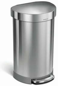 Simplehuman Pedálos szemetes 45 l, matt acél