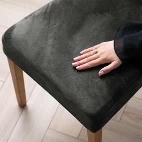 Szürke gumis szék huzat szett 4 db-os 48 cm Sento – Restilo