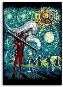 Gario Vászonkép Deadpool, csillagos éj - DDJVigo Méret: 80 x 120 cm