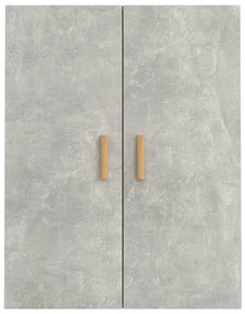 betonszürke függő faliszekrény 69,5 x 34 x 90 cm
