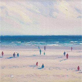 Dekoratív fotótapéta falra Egyszerű összeszerelés Tengeri tájkép 250x250 Ragasztó