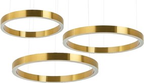 KING HOME MSE0008080100 RING Modern Led Függesztett Lámpa Arany LED IP20